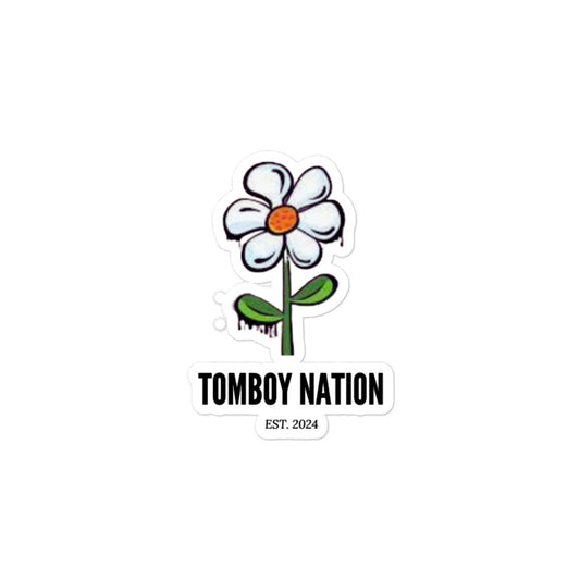 Tomboy Nation Flower Sticker