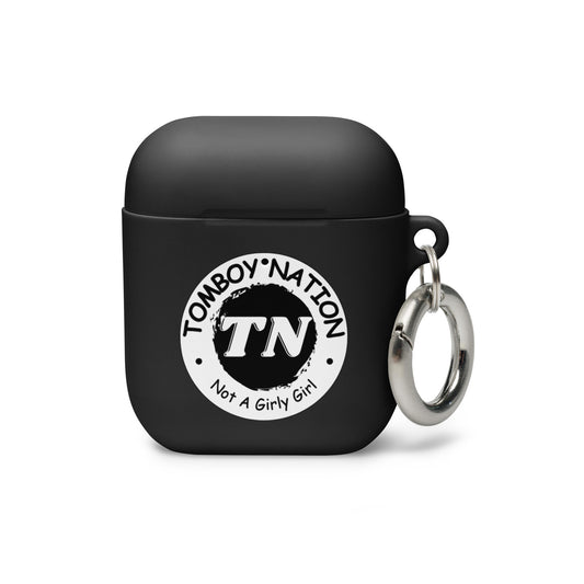 Tomboy Nation Black Rubber AirPods® Case