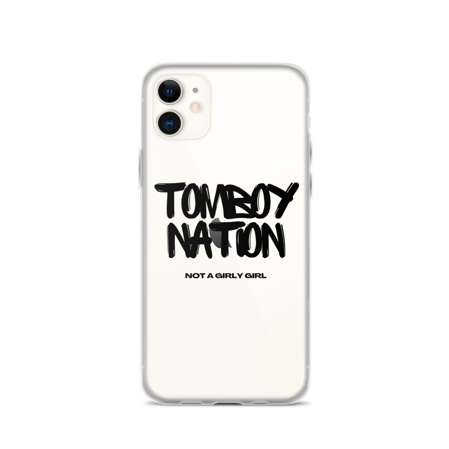 Clear Tomboy Nation Case for iPhone®