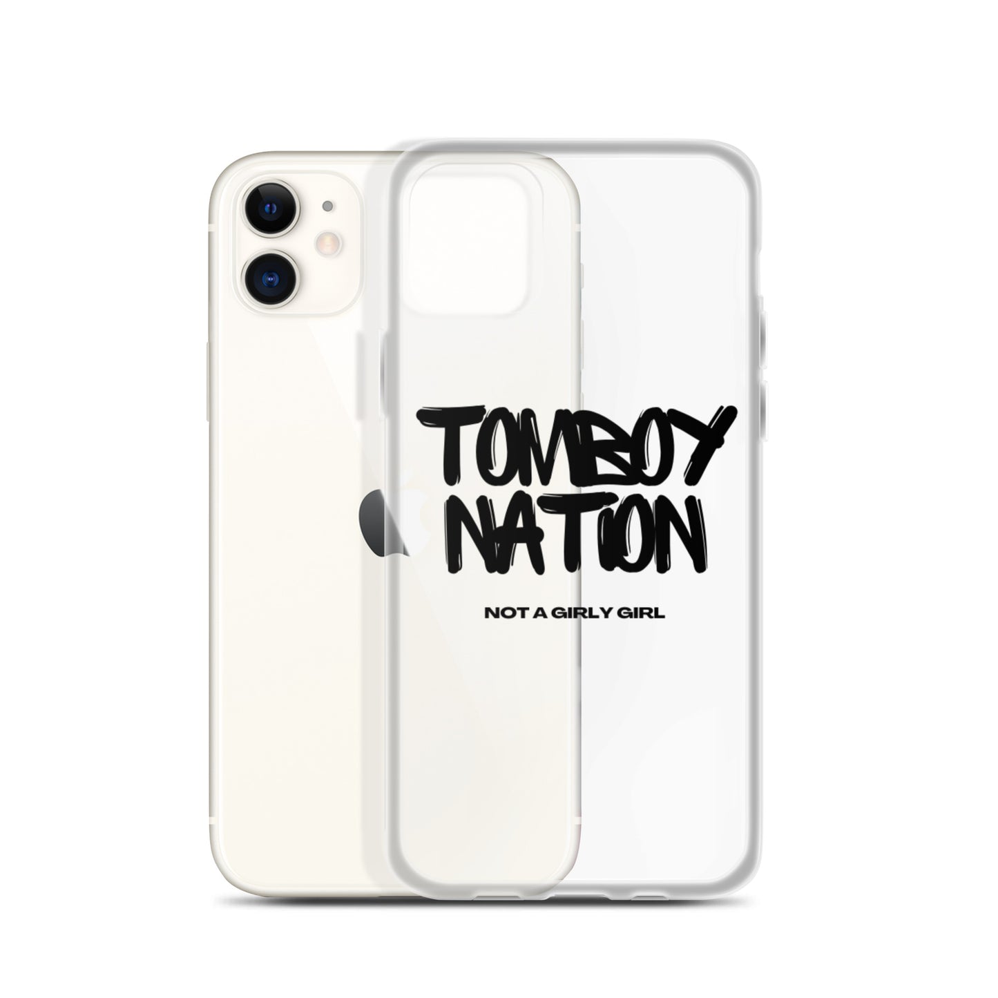 Clear Tomboy Nation Case for iPhone®