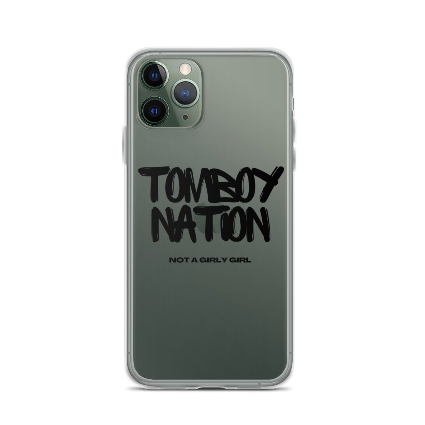 Clear Tomboy Nation Case for iPhone®