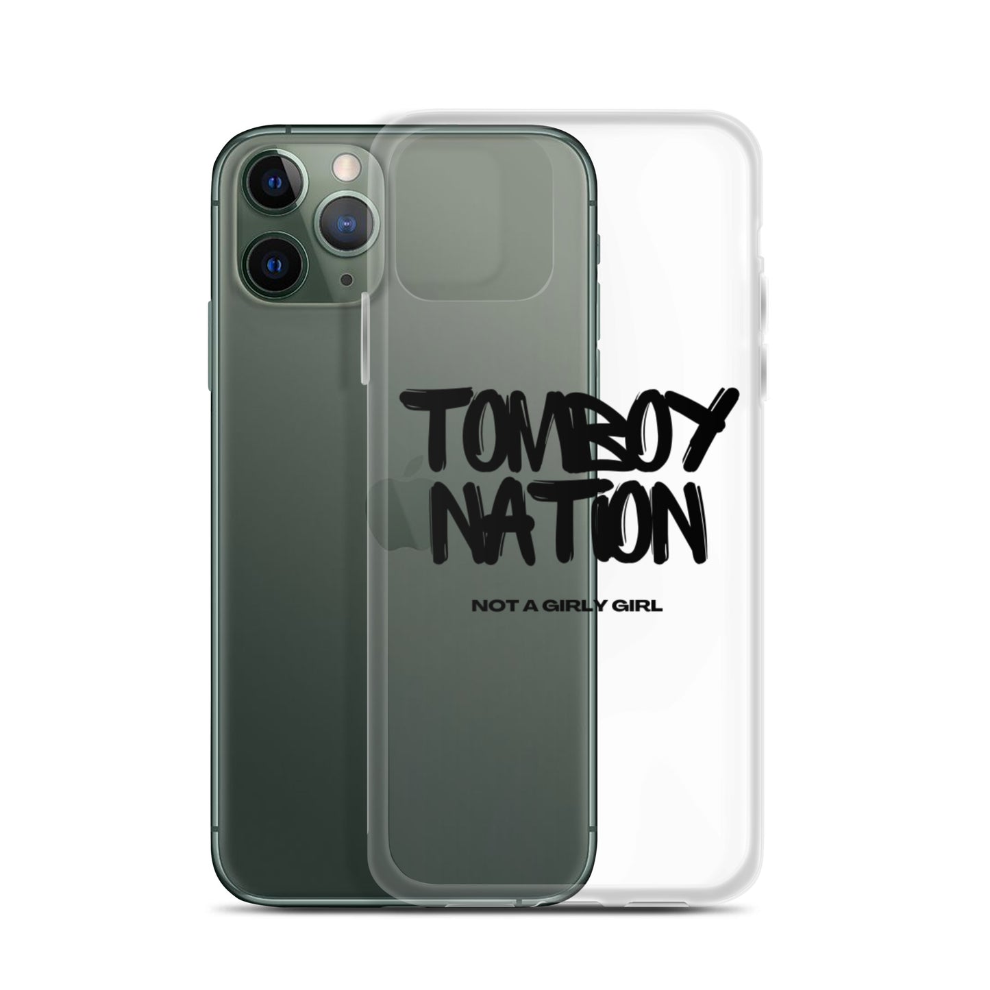 Clear Tomboy Nation Case for iPhone®