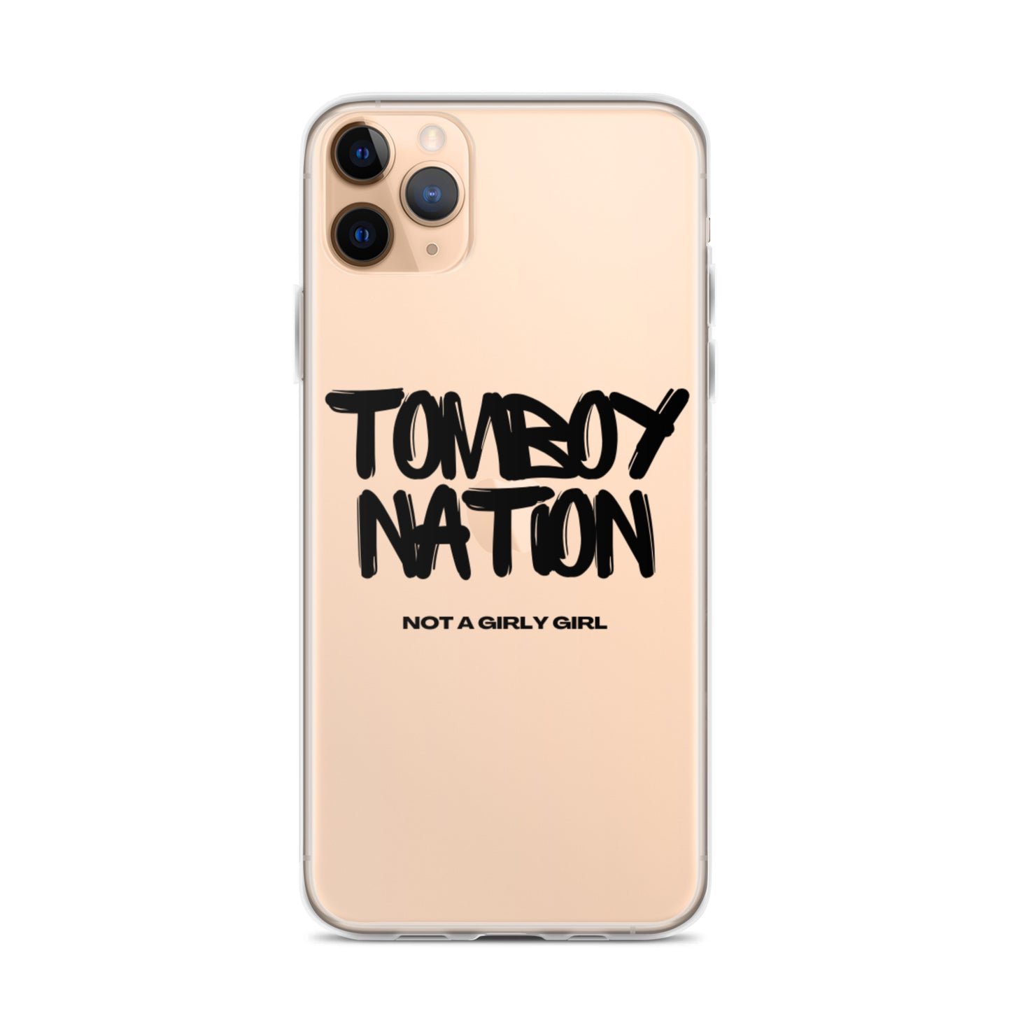 Clear Tomboy Nation Case for iPhone®