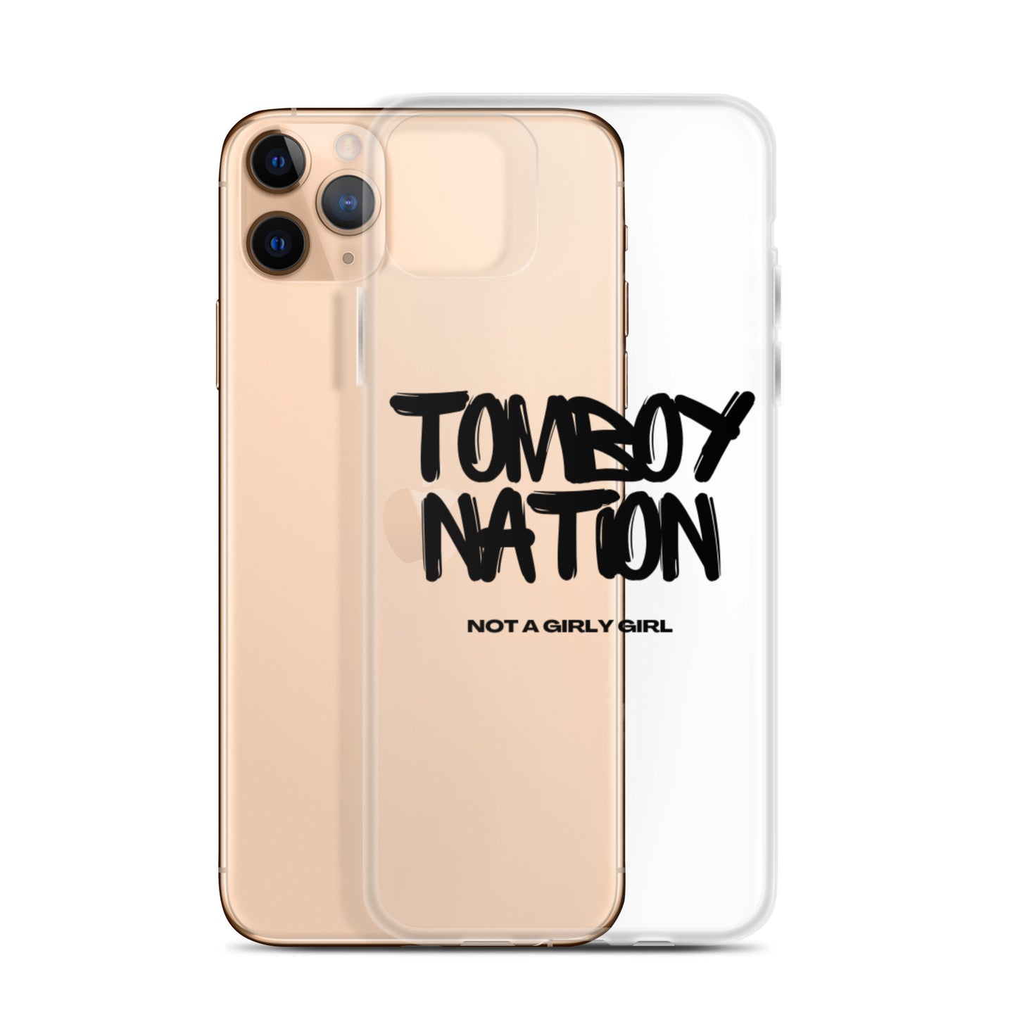 Clear Tomboy Nation Case for iPhone®