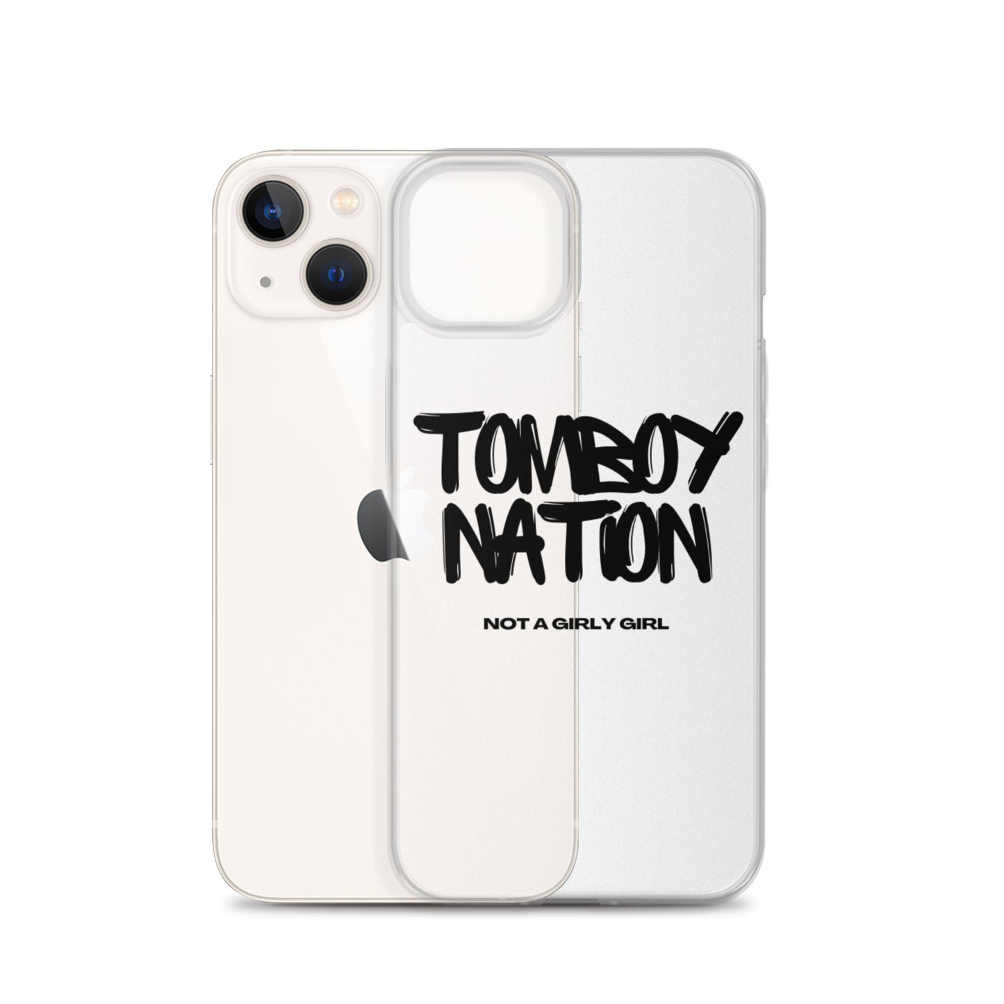 Clear Tomboy Nation Case for iPhone®