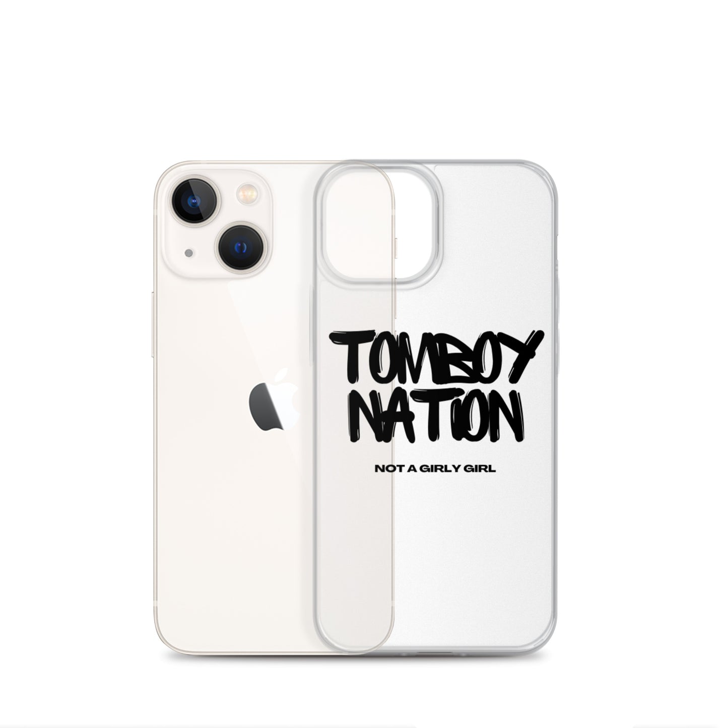 Clear Tomboy Nation Case for iPhone®