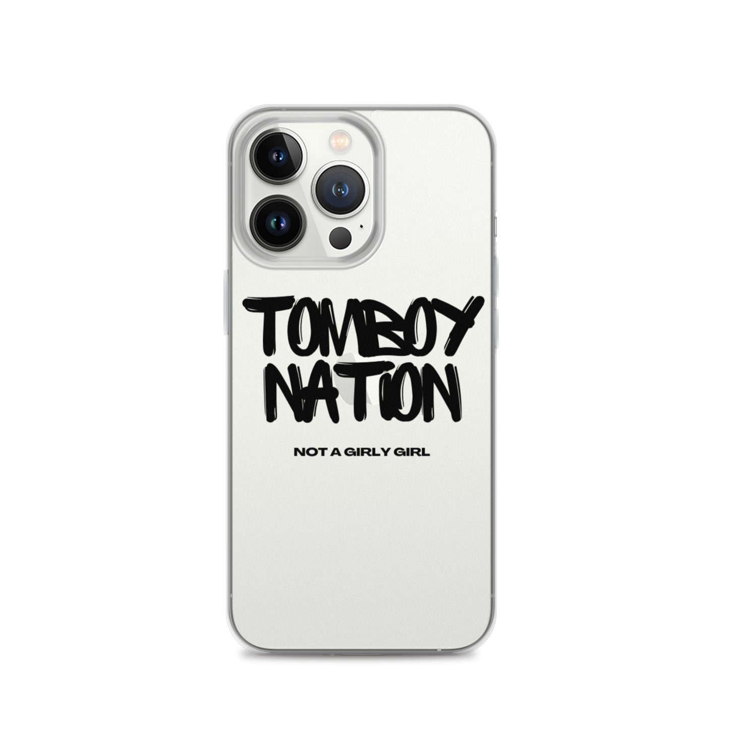 Clear Tomboy Nation Case for iPhone®