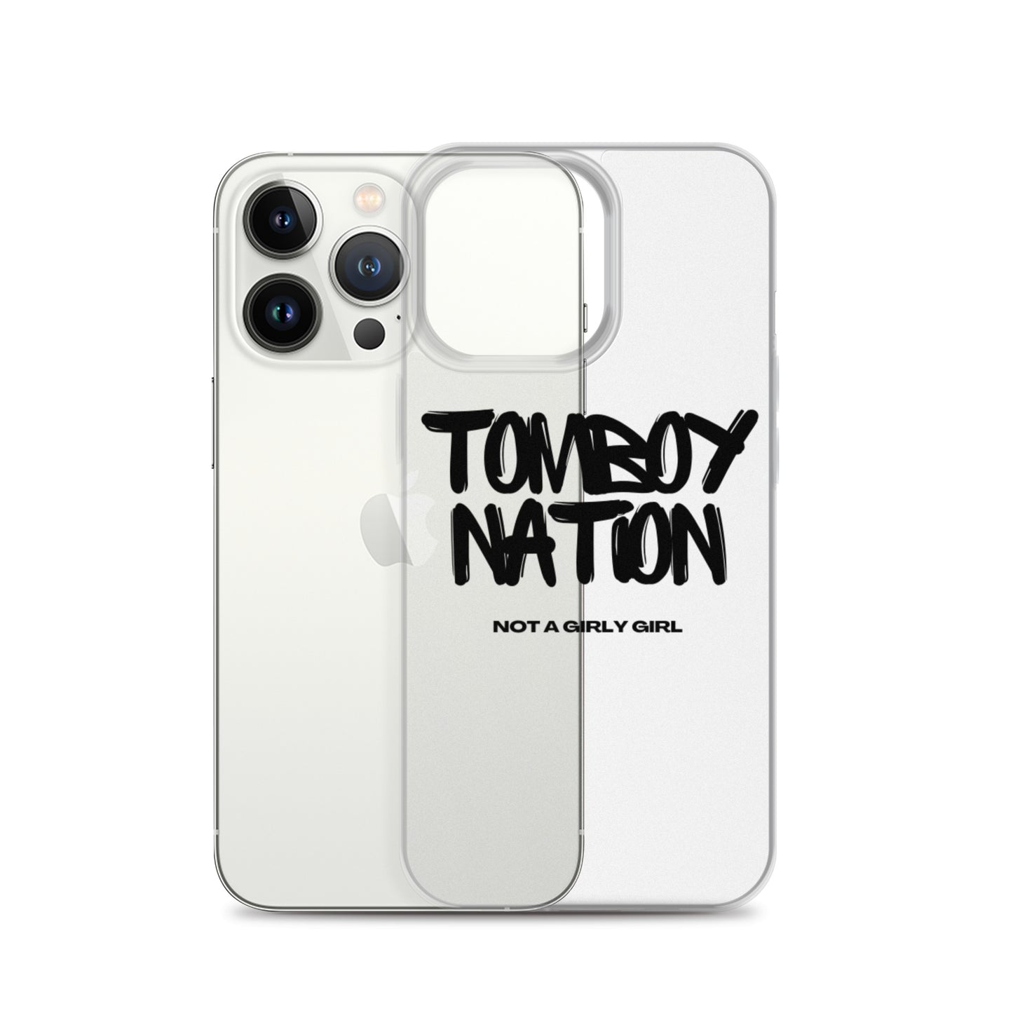 Clear Tomboy Nation Case for iPhone®