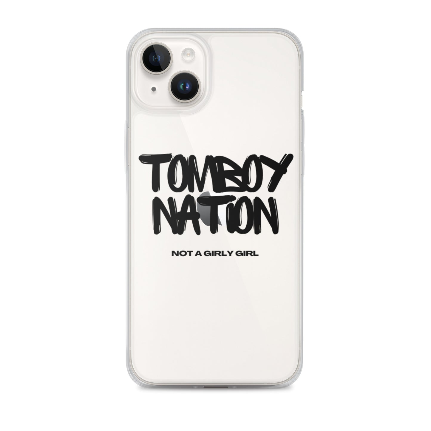 Clear Tomboy Nation Case for iPhone®