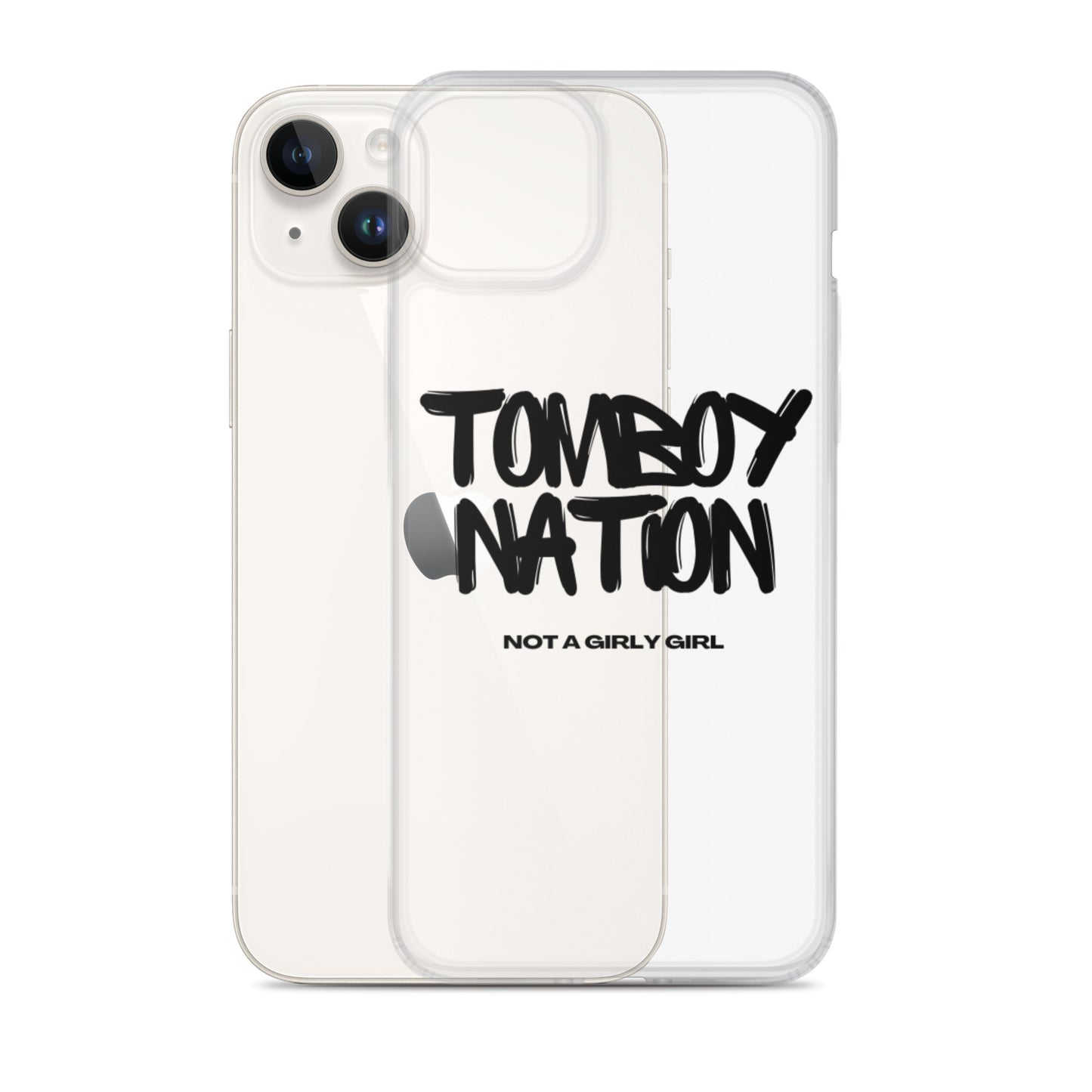 Clear Tomboy Nation Case for iPhone®