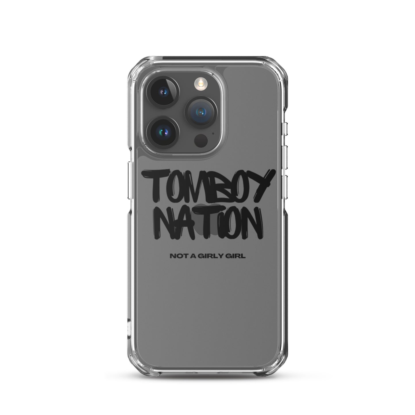 Clear Tomboy Nation Case for iPhone®