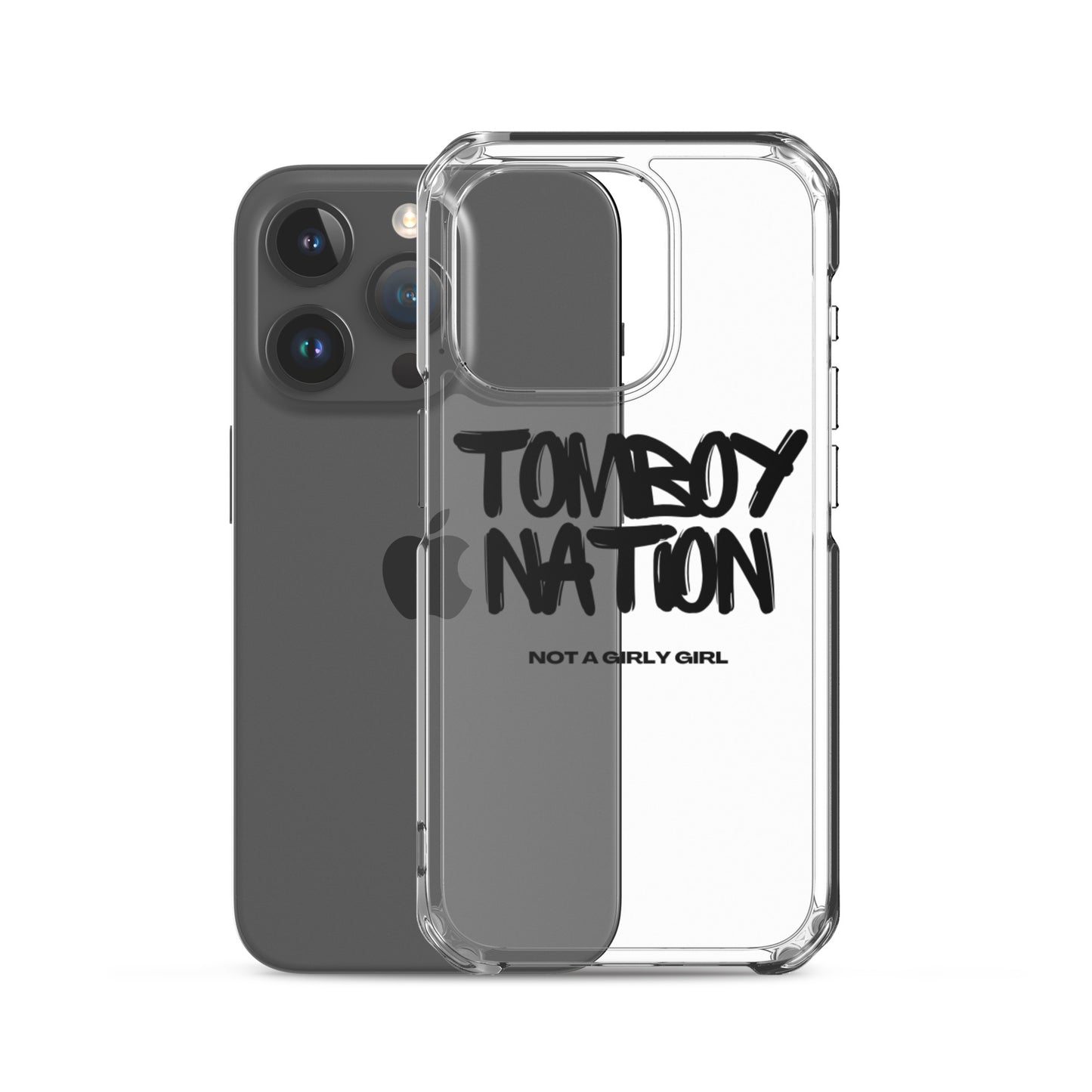 Clear Tomboy Nation Case for iPhone®