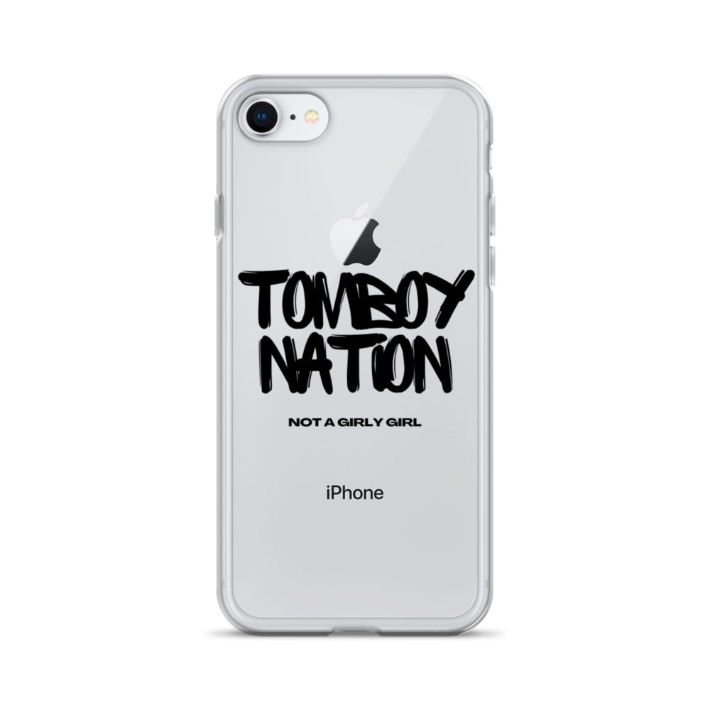 Clear Tomboy Nation Case for iPhone®