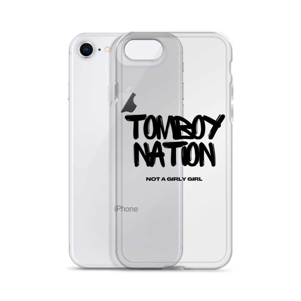 Clear Tomboy Nation Case for iPhone®