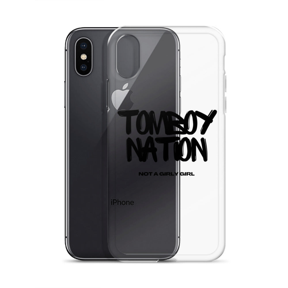 Clear Tomboy Nation Case for iPhone®