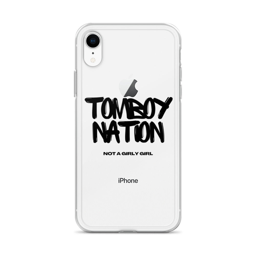 Clear Tomboy Nation Case for iPhone®