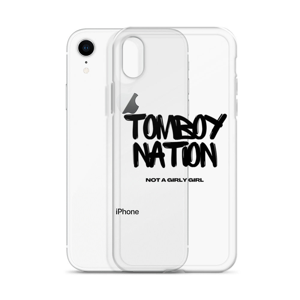 Clear Tomboy Nation Case for iPhone®