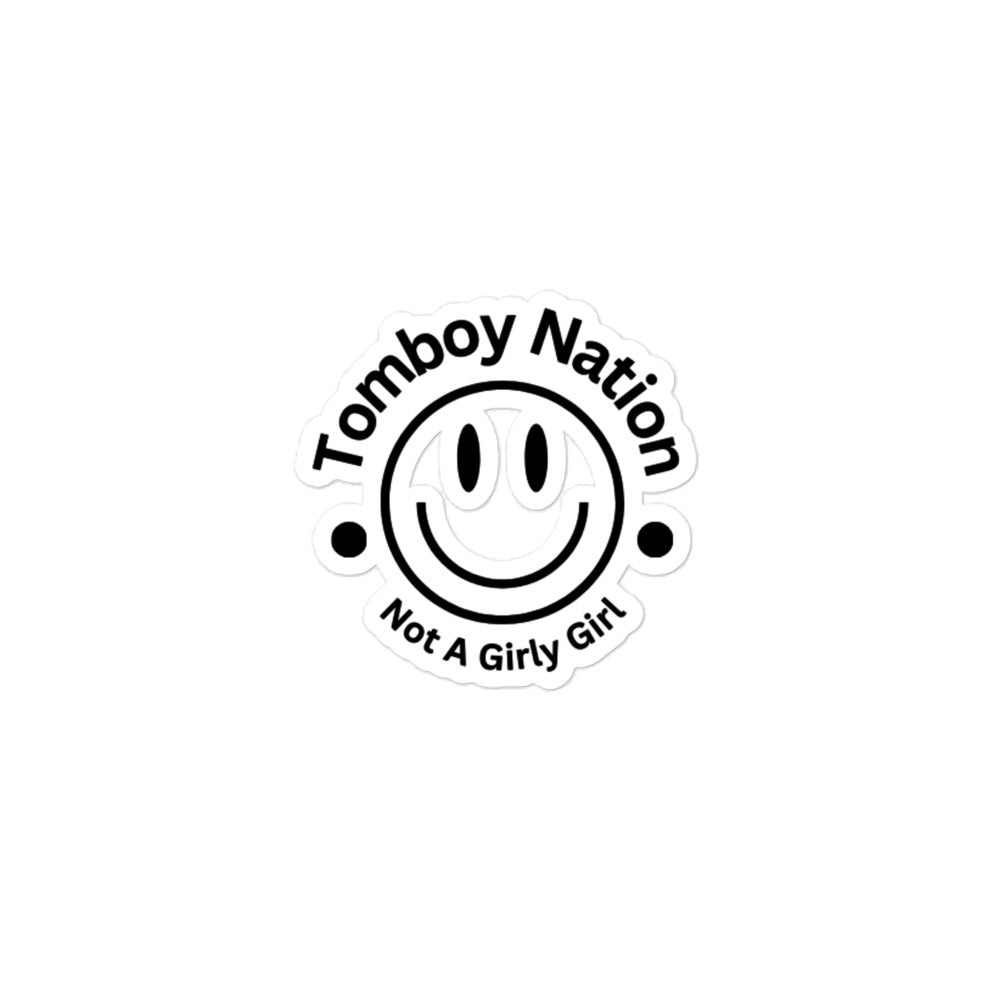 Tomboy Nation Smiley Sticker