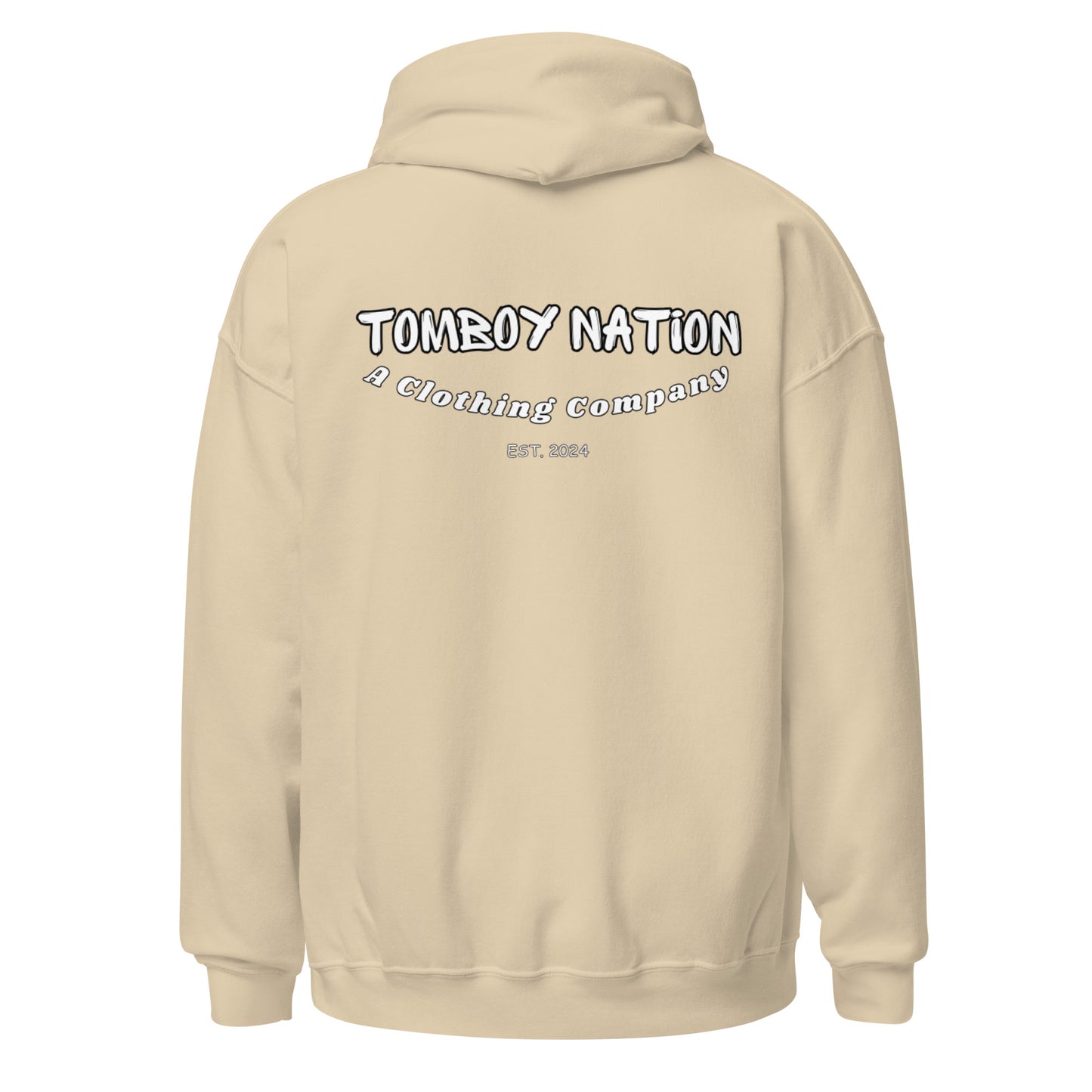 Tomboy Nation Tan Curvy Hoodie