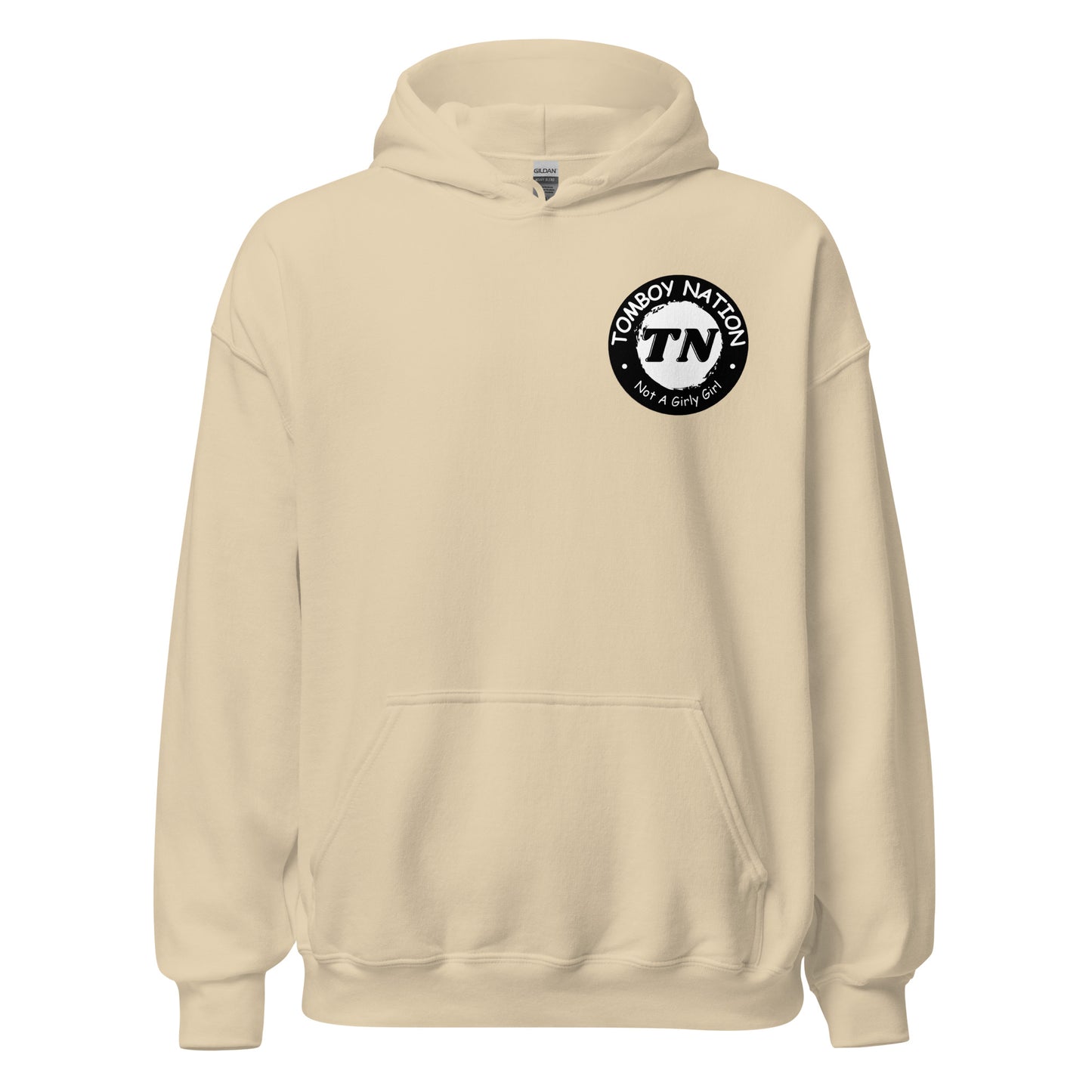 Tomboy Nation Tan Curvy Hoodie