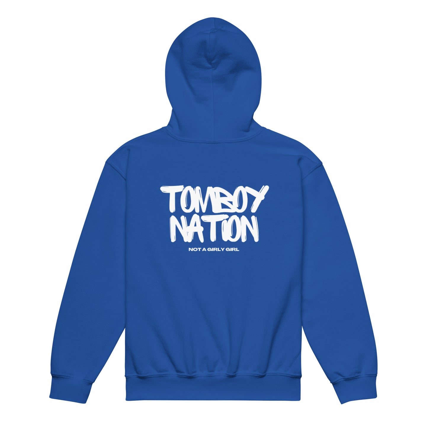 Big Kids Tomboy Nation Blue Original Hoodie