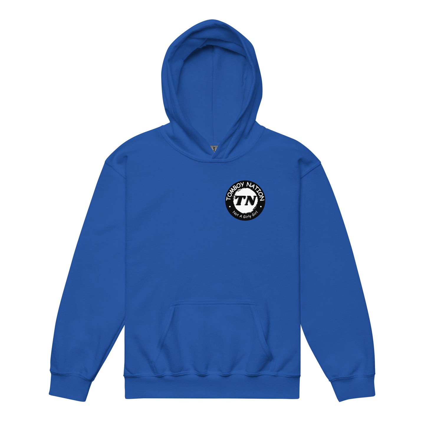 Big Kids Tomboy Nation Blue Original Hoodie